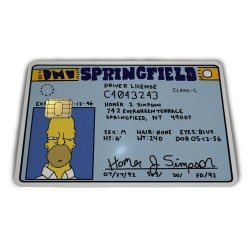 Sticker Homero Simpson Licencia