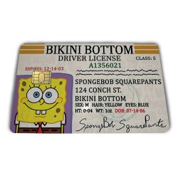 Sticker Licencia Bob Esponja
